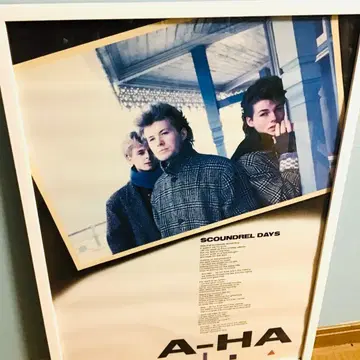 a-ha 포스터 아하 밴드 뮤지션 굿즈