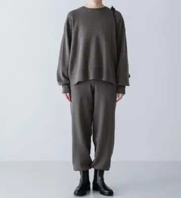 [카구레] 코튼 캐시미어 스무스 니트 팬츠