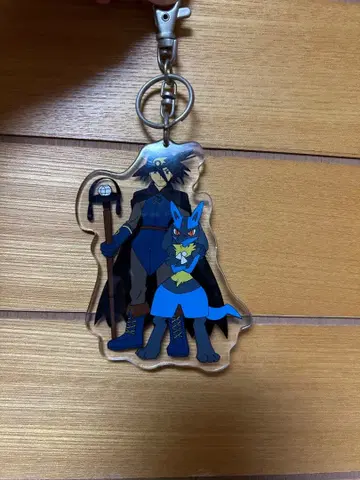 포켓몬 뮤와 파동의 용사 아론 루카리오 아크릴 키링