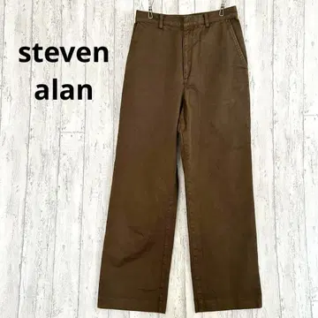 스티븐 앨런 Steven Alan 코튼 치노 팬츠 [ M ] 카키 계열
