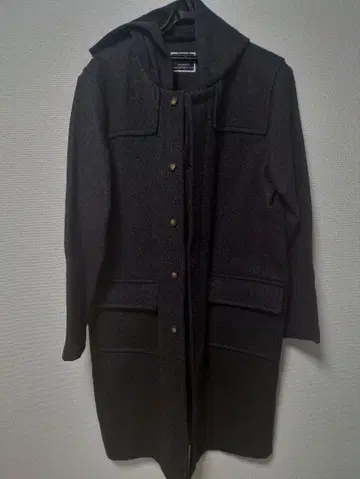 FEATHERTOP 후드 부착 더플 코트 그레이