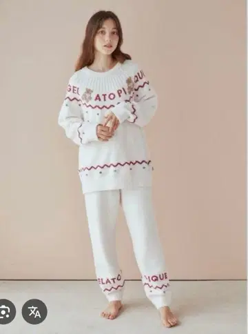 젤라피케 [ HOLIDAY ] 노르딕 풀오버 & 숏팬츠 세트
