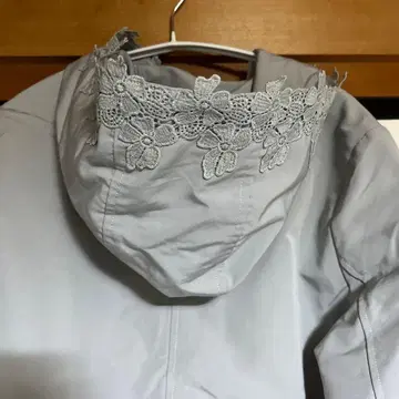 윈드 브레이커 후드티 블루종