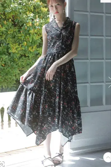 rienda 이레헴 셔츠 원피스