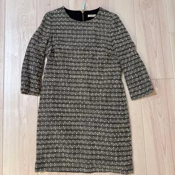 BALLSEY 트위드풍 무릎 기장 원피스 투모로우랜드 반짝이
