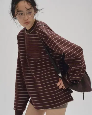 todayful Border Long T-shirts