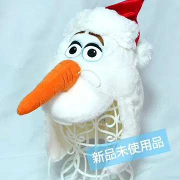 디즈니 크리스마스 아나와 눈의 여왕 올라프 팬캡 모자