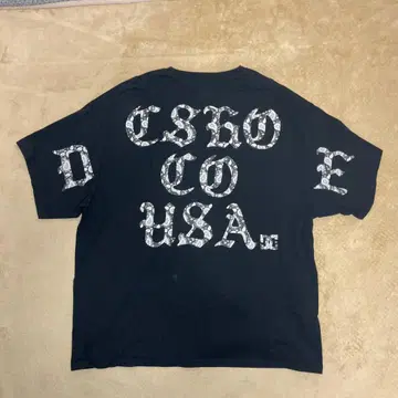 DC SHOES 디씨 T셔츠 반팔 DC 남성용 XXL 블랙