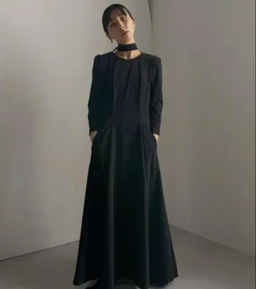 [ 새상품급 ] TRICOT TIE SET DRESS