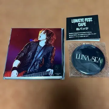 LUNATIC FEST.cafeJ 아크릴 코스터&LUNA SEA 캔뱃지