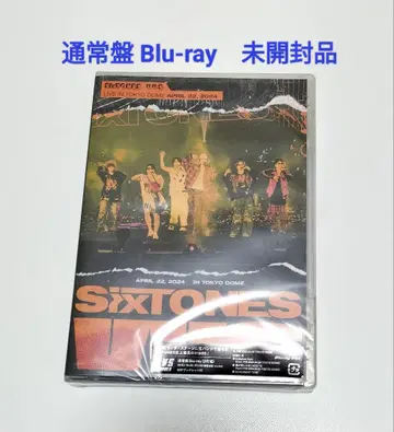 SixTONES/라이브 2024 VVS 일반ver Blu-ray 미개봉품
