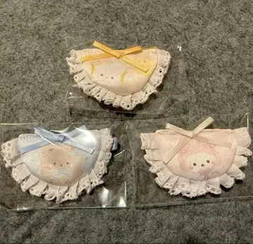 새상품 스튜디오 하누루 산리오 팜 타르트 코기묜 턱받이 컬렉션