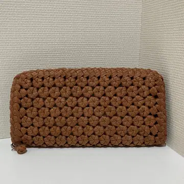 에코 크라프트 꽃매듭 엮기 장지갑