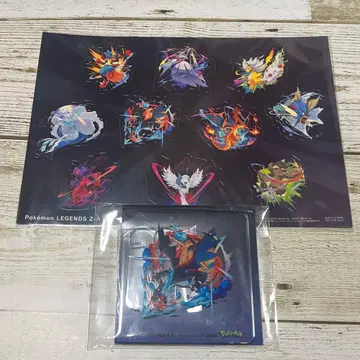포켓몬 레전즈 ZA 혜택 아크릴 코스터 & 스티커 메가 리자몽 X