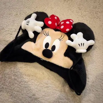 미니 마우스 빨간색 리본 포함 모자