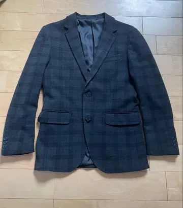 체크 테일러드 자켓