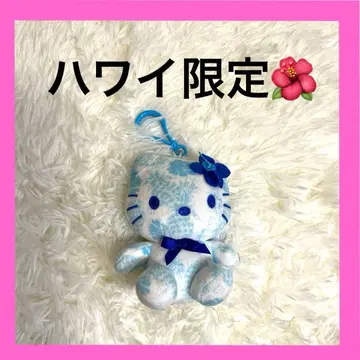 하와이 ABC 스토어 한정판 블루 올 패턴 헬로키티