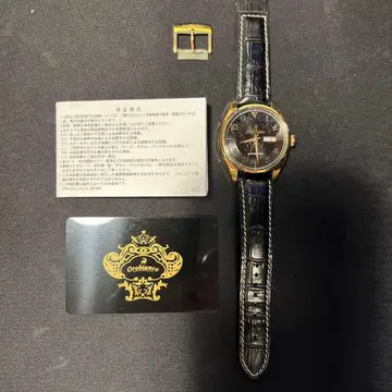 오로비안코 자동 와인딩 손목시계 블랙 오로비안코