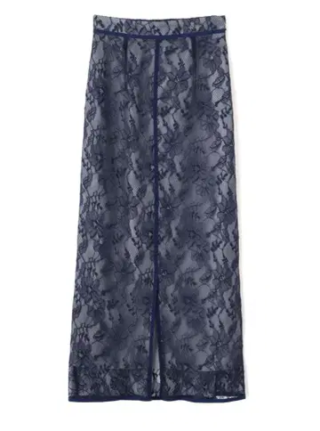 I 라인 레이스 스커트 네이비 (JILL by JILL STUART)