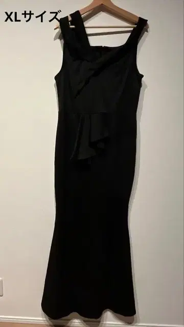 새상품급 [ XL ] 블랙 플레어 머메이드 드레스 블랙 파티