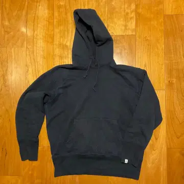 LOOPWHEELER BEAMS 별주 헤비 웨이트 후드티 M (네이비)