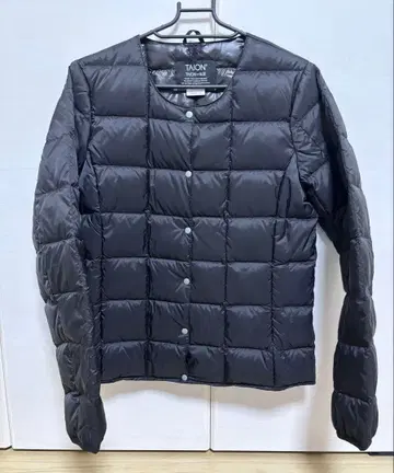 TAION 블랙 다운 자켓 M 여성용