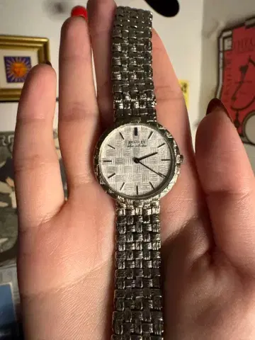 BENTLEY 손목시계 SV925 각인 스털링 실버 쿼츠 손목시계