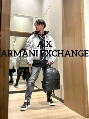 새상품 ARMANI EXCHANGE 충전솜 퍼퍼 자켓 아우터