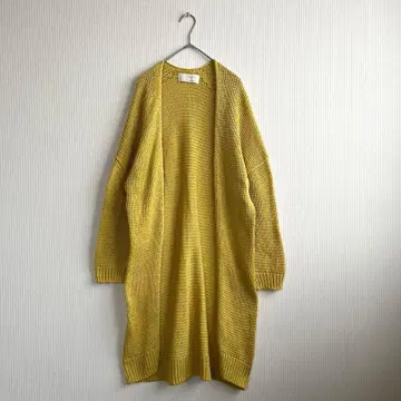 새상품급 플라주 롱 가디건 니트 plage 코튼 가을 아우터