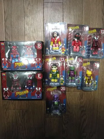 Happy 복권 베어브릭 BE@RBRICK 스파이더맨