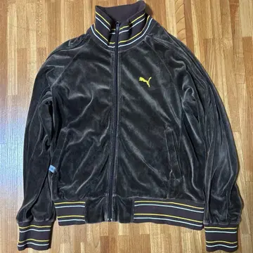 PUMA 벨벳 자켓 브라운 레어