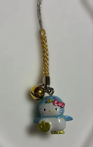 레어 희귀 아쿠아리움 한정판 펭귄 헬로키티 펜던트 스트랩