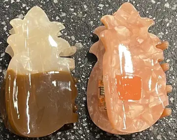 [미사용 새상품] 호놀룰루 쿠키 파인애플 헤어 클립 2색 세트 하와이