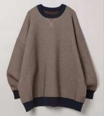 JEANASIS 12GW 자카드 볼륨 슬리브 풀오버