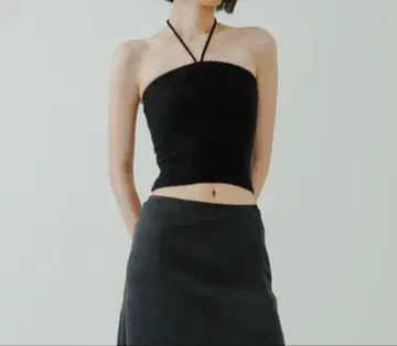 yo BIOTOP cashmere halter bare top