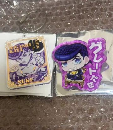 죠죠 월드 죠죠의 기묘한 모험 와이어 키링 히가시카타 죠스케