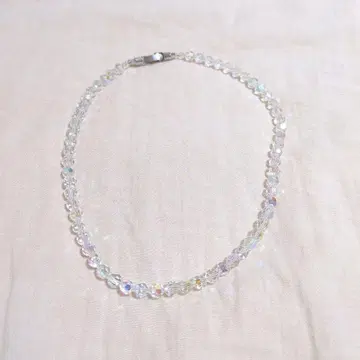 크리스탈 비즈 목걸이