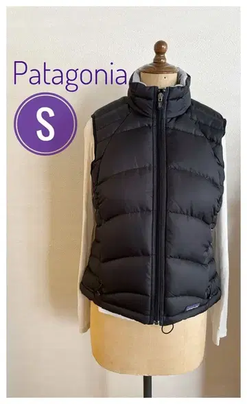 Patagonia 블랙 다운 베스트 51884 S 사이즈