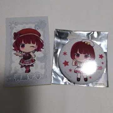 최애의 아이 스위츠 파라다이스 트레이딩 캔뱃지 아리마 카나 스티커