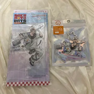 사카모토 데이즈 데코라 아크릴 스탠드 아크릴 키링 락 세트