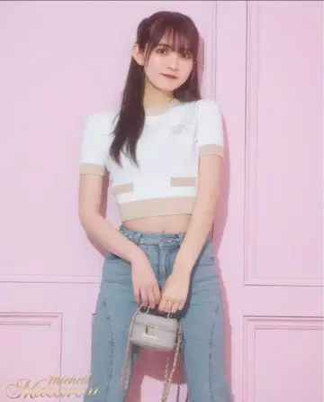 michellMacaron 새상품 바이컬러 니트탑