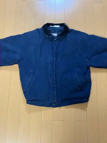 네이비 래글런 자켓