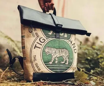 새상품 Elephbo 엘레프보 백팩 리사이클 시멘트 백