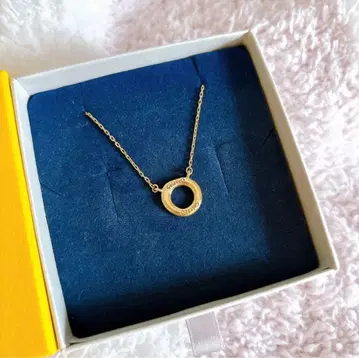 [ SoireeO ] 메탈릭 로고 O 목걸이