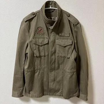 SMITH'S AMERICAN 카키 밀리터리 자켓 빈티지