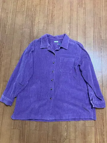 L.L.Bean 코듀로이 긴팔 셔츠 보라색