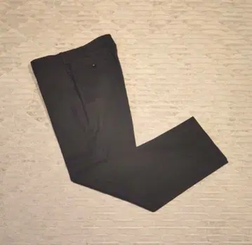 UNITED ARROWS 서지 노 플리츠 테이퍼드 팬츠 M 그레이