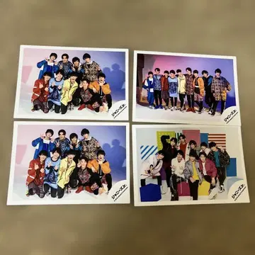 Snow Man 공식 사진 4장 세트