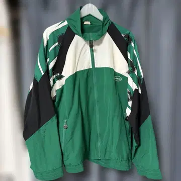 빈티지 엘르 바흐 그린 화이트 자켓