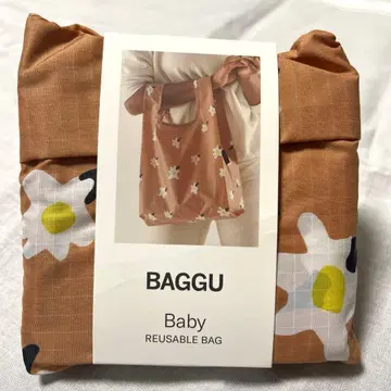 미사용 미개봉 새상품 BAGGU Baby 브라운 데이지